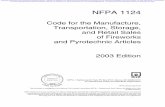 NFPA 1124 - trfireprevention.com · IMPORTANT NOTICES AND DISCLAIMERS CONCERNING THIS DOCUMENT Notice and Disclaimer of Liability Concerning the Use of NFPA Documents NFPA codes,