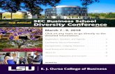 SEC Business School 3rd Annual Diversity Conferencefiles.constantcontact.com/7cb7cebd101/0dc010bb-6377-4bd3-a186-2c... · Dereck J. Rovaris Sr. LSU, Vice Provost for Diversity & Chief