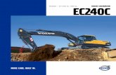 Ec240 VolVo ExcaVcator - LECTURA Specsa3c).pdf · machine’s computer balances maximum available horsepower to hydraulic output, preventing engine overload – regardless of load