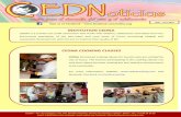 INSTITUTION CEDNA CEDNA COOKING CLASSES · cañihua. Also they were guided in the right combination of food, quantities, consistency, frequency according to the age of children and