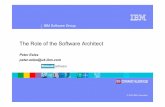 Peter Eeles peter.eeles@uk.ibm - Architecting of the Software Architect... · IBM Software Group | Rational software 4 Architecture Architecture is the fundamental organization of