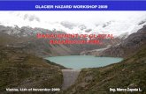 MANAGEMENT OF GLACIAL HAZARDS IN PERU - … · management of glacial hazards in ... 2007 : on the basis of satellital images landsat 7 (2002 ) and ... autoridad nacional del agua