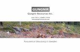 Company Presentation - GUNGNIR · 1.2 g/t Au over 13.7m Disseminated ... Market Cap: $7M 3 yr Hi/Lo: ... Chris has the role of the Company’s investor relations lead. Mr. Robbins