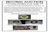 MOVING AUCTION - North Star Auction · MOVING AUCTION Saturday, October 11 @ 10:00 AM (Preview: Friday, October 10 from 5:00 to 7:00 PM) ... • 2 John Deere Advertising Mirrors (both