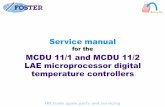 Service manual: MCDU 11/1 and MCDU 11/2 LAE microprocessor ... Manuals/MCDU Instructions.pdf · Service manual MCDU 11/1 and MCDU 11/2 LAE microprocessor digital temperature controllers