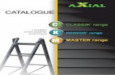 CLASSIK' range - axial-kft.hu · LADDERS STEPLADDERS SCAFFOLDS CATALOGUE CLASSIK' range KONFOR' range MASTER range