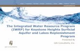 The Integrated Water Resource Program (IWRP) …waterinstitute.ufl.edu/symposium2014/downloads...The Integrated Water Resource Program (IWRP) for Keystone Heights Surficial Aquifer