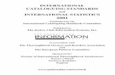 and INTERNATIONAL STATISTICS 2001 - The Jockey Club · INTERNATIONAL CATALOGUING STANDARDS and INTERNATIONAL STATISTICS 2001 Established by the International Cataloguing Standards