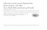 Structural and Igneous Geology of the La Sal Mountains, Utah · shorter contributions to general geology structural and igneous geology of the la sal mountains, utah by charles b.