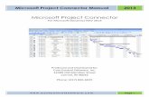Microsoft Project Connector Manual - Amazon S3Project... · 2015-09-21 · Microsoft Project Connector Manual 2013 Page 1 Microsoft Project Connector For Microsoft Dynamics NAV 2013
