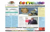 Ohio & Michigan’s Oldest Latino Newspaper «Tinta con sabor ...laprensatoledo.com/PDF/2002-5/7-23-03.pdf · los requisitos de seguridad interna tanto en Estados ... •México de