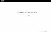 Sony Pan/Tilt/Zoom Cameras - tsi-1.comtsi-1.com/images/Sony-PTZ-Camera-Line-Up-Presentation-August-2015.pdf · RC4-SHD compatible with EVI-HD7V, EVI-HD3V, and EVI-HD100V (VISCA control