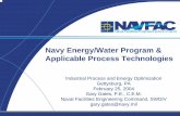 Navy Energy/Water Program & Applicable Process Technologies · Navy Energy/Water Program & Applicable Process Technologies ... Navy Energy/Water Program & Applicable Process Technologies