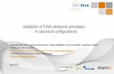 Validation of CIVA ultrasonic simulation in canonical ... · Validation of CIVA ultrasonic simulation in canonical configurations Raphaële RAILLON (1), Gwénaël TOULLELAN , Michel