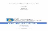 Home Fire Sprinkler Cost Assessment - 2013 · Home Fire Sprinkler Cost Assessment - 2013 . Final Report . Prepared by: Newport Partners . The Fire Protection Research Foundation .