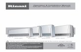 Operation & Installation Manual - ProductReview.com.au · Rinnai 4 ES_FT_OIM BEFORE YOU START INSTALLATION REQUIREMENTS This heater must be installed by an authorised person. The