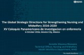 The Global Strategic Directions for Strengthening Nursing … · The Global Strategic Directions for Strengthening Nursing and Midwifery 2016-2020 XV Coloquio Panamericano de investigacion