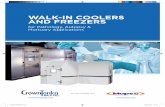 WALK-IN COOLERS AND FREEZERS - everidge.com · are now available thru WALK-IN COOLERS AND FREEZERS for Pathology, Autopsy & Mortuary Applications CROWN-2PAGER.indd 1 06/02/2015 16:21
