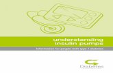 understanding insulin pumps - Diabetes Queensland · 2 Understanding insulin pumps Information for people with type diabetes Introduction This information booklet is for people with