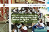Series Documentales Misionales para instituciones Educativas … Circular 151 de 2018... · ... a partir de la identificación de algunas series y subseries documentales misionales,