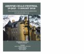PowerPoint Presentation · aboyne cello festival 29 july –5 august 2018 cello lessons•cello orchestra•chamber music  17-24 july honorary president