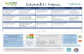 December Menu 2017 - EUSD · • Online Meal Payments, School Menus & Nutrition facts, visit our new Mobile Menu App at: . Free and Reduced Price meal applications are available online