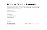 Know Your Limits - publicknowledge.org paper FINAL.pdf · Know Your Limits Considering the Role of Data Caps and Usage Based Billing in Internet Access Service Andrew Odlyzko UNIVERSITY