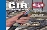 CIR - Nexans AmerCable Incorporated · 37-102 CIR Cable de potencia CIR ® Gexol®aislado Tres y cuatro conductores + tierra • 0.6/1kV • Clasificado 90°C ® Cables para gas y