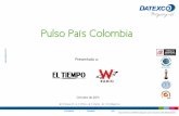 Pulso País Colombia - W Radio · Concept test Graphic Identity Team Performance Public opinion Empathy & Loyalty Post electoral Polítics ... Fecha de entrega del informe: 31 de