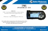 Specialist Tool Solutions TPMS - sykes-pickavant.com Apps 2018.pdf · audi q7 (4l) 05-09 m x x type 1/hybrid audi q7 (4l) 09-14 a x x type 1/hybrid audi q7 (4l) 15- a x x x x x x