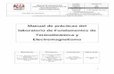 Manual de prácticas del laboratorio de Fundamentos de ...dcb.fi-c.unam.mx/.../materias/fundamentostermo/practicas.pdf · 4. Escriba las unidades y la expresión dimensional, en el