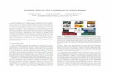 Synthetic Data for Text Localisation in Natural Imagesankush/textloc.pdf · 2016-04-11 · Synthetic Data for Text Localisation in Natural Images Ankush Gupta Andrea Vedaldi Andrew