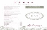 TAPAS - hollathans.co.uk tapas march 18 Final... · 6 TAPAS 14.99 TAPAS ONLY AVAILABLE IN THE BAR AREA NOT AVAILABLE IN THE RESTAURANT. Soup of the Day (AGF) £3.99 Served with fresh