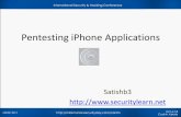 Pentesting iPhone Applications - PUT.AS .Agenda •iPhone App Basics –App development –App distribution