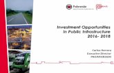 Investment Opportunities in Public Infrastructure 2016- 2018 fileInvestment Opportunities in Public Infrastructure 2016- 2018 Carlos Herrera Executive Director PROINVERSION