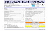 INSTALLATION MANUAL - Alpine Home Air Products: … DGAE, DGAF Evcon... · INSTALLATION MANUAL EFFICIENCY RATING CERTIFIED ISO 9001 Certified Quality Management System SECTION I: