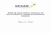 ADS-B and other means of surveillance implementation status · ADS-B and other means of surveillance implementation status 5 Executive summary Automatic Dependent Surveillance-Broadcast