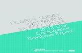 Hospital Survey on Patient Safety Culture: 2012 User ... · Hospital Survey on Patient Safety Culture: 2012 User Comparative Database Report Prepared for: ... Sorra J, Famolaro T,