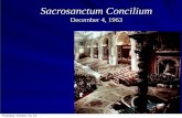 Sacrosanctum Concilium - Rockford Diocese · Sacrosanctum Concilium December 4, 1963 Thursday, October 10, 13. Sacrosanctum Concilium December 4, 1963 Thursday, October 10, 13. This