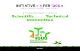 INITIATIVE « 4 PER 1000 - CONCILIUM - Accompagnement digital · INITIATIVE « 4 PER 1000 » - Scientiﬁc and technical Committee (STC) November 2016 - 6 - CLAIRE CHENU (FRANCE)