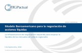 STRICTLY CONFIDENTIAL Modelo Iberoamericano para la ... · − Liquidación a T+2 el 2017 y atrasada se puede ampliar hasta T+7