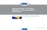 Overview of the Higher Education System - Europa · Overview of the Higher Education System Bosnia and Herzegovina February 2017 Erasmus+