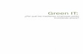Green IT -  · Página 1 GREEN IT: ¿POR QUÉ LAS MEDIANAS EMPRESAS INVIERTEN AHORA? INFO-TECH RESEARCH GROUP Introducción En la actualidad, las cuestiones medioambientales reciben