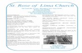 St. Rose of Lima Churchstroseoflimabrooklyn.org/.../uploads/2018/07/Bulletin-2018_07_29.pdf · BAPTISMS: For Baptism in English or Español, please contact Sister Maureen. Parents