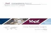 16pf Sixth Edition Competency Report - psionline.com · The 16pf Questionnaire is a comprehensive measure of adult personality. Its results can be applied to many situations because
