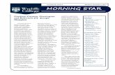 Volume 33, Issue 4 Monday, October 2, 2017 MORNING STAR · from Étienne Gilson, who founded the Pontificial Institute for Medieval Studies here in Toronto. The criticism is that