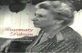 Rosemary Dobson a Celebration - nla.gov.au · Rosemary Dobson was born in Sydney in 1920. Her father, A.A.G. (Arthur) Dobson, was born in England into a large family with literary