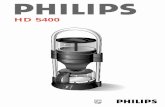 HD 5400 - download.p4c.philips.com · HD 5400 8 6 4 12 10 8 6 min. English Page 4 • Keep page 3 and page 46 open when reading these operating instructions. Français Page 7 ...