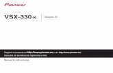 VSX-330-K Receptor AV - intl.pioneer- .Cables de audio analógico ... DIMMER – Para reducir o incrementar