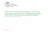 APHA Parasitology Group - assets.publishing.service.gov.uk · deliberately infecting heifers with susceptible Cooperia spp. and allowing them to graze pastures known to be infected